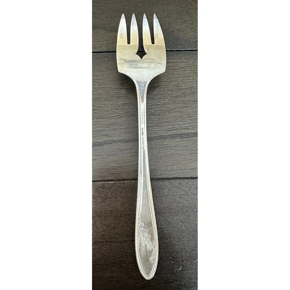 Vintage Tudor Plate Oneida Community Queen Bess II Serving Fork